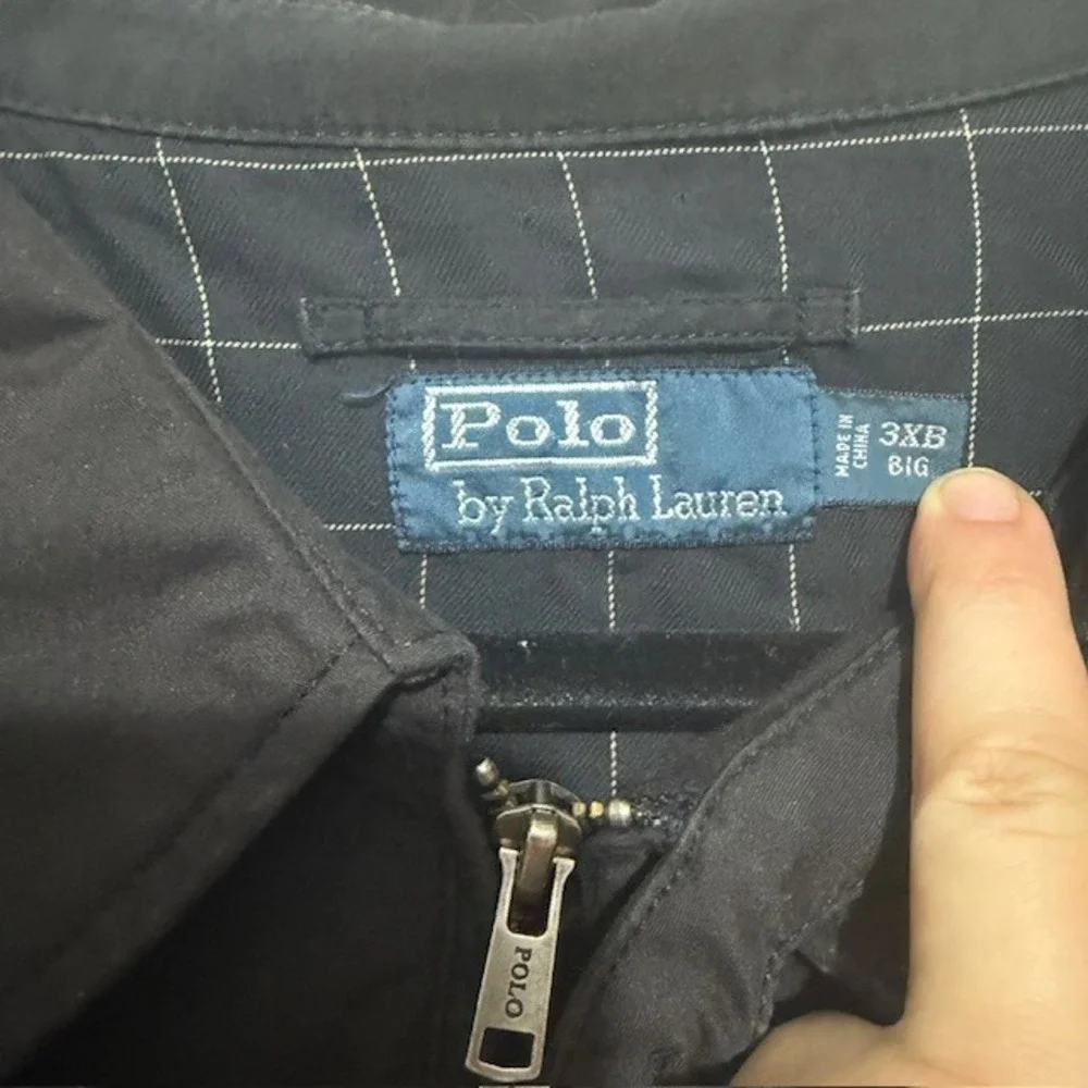 Polo Ralph Lauren Mens Harrington Bi-Swing Jacket Windbreaker 3XB Zip Up